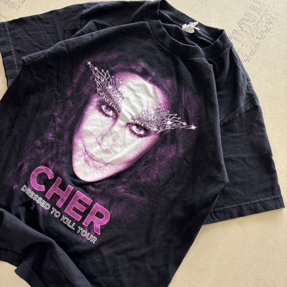 Y2K Cher Dressed to Kill Tour 2014‎ Concert Tee